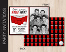 Editable Beer Pong Party Invitation with Photo