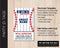 Swing on Over Baseball Birthday Party ID Tags (B265)