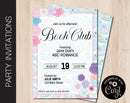 Editable Flower & Tea Cup Themed Party Invitation