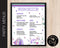 Retro Bowling Birthday Party Menus (B056)