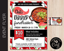 Chili Dinner Fundraiser Event Flyer (F066)