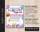 Easter Friends Themed Parents Night Out Flyer (F079)