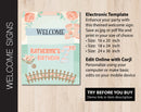 Growing Fast Birthday Party Welcome Sign (B220)