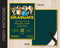 Editable Graduation Party Invitation (Choose School Color with Gold Accent)