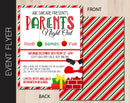 Santa Themed Parents Night Out Flyer (F073)