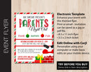 Santa Themed Parents Night Out Flyer (F073)