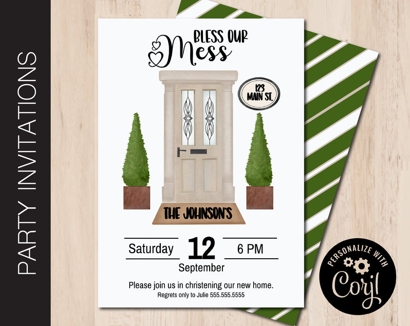 Editable House Warming Party Invitation