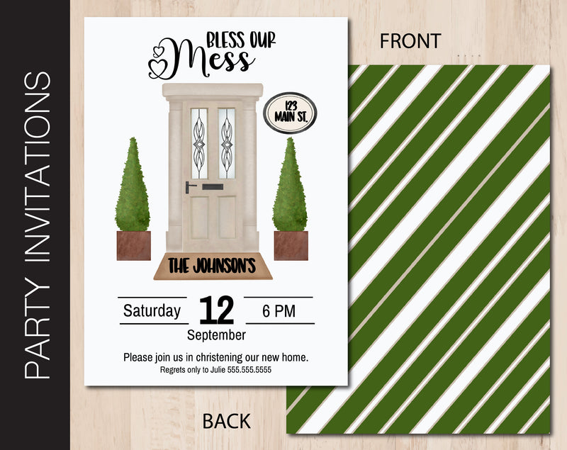 Editable House Warming Party Invitation