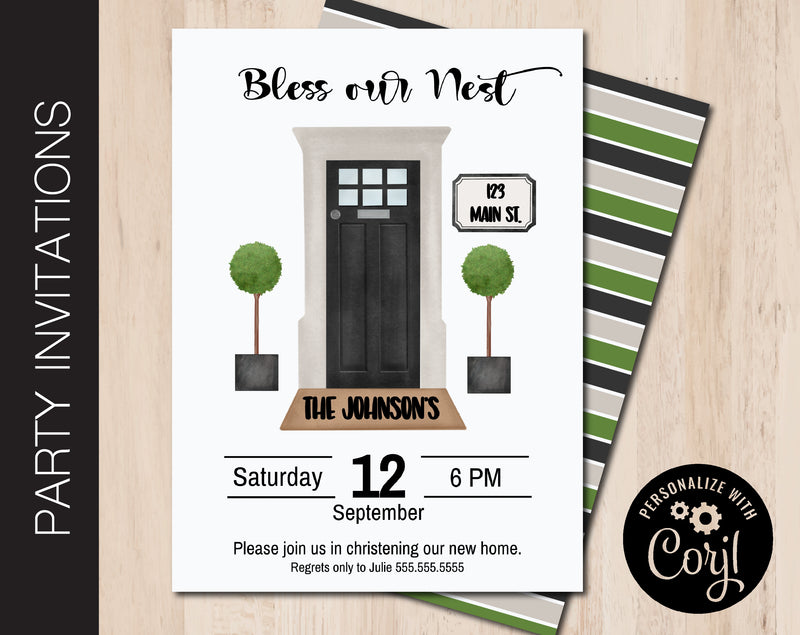 Editable House Warming Party Invitation