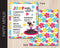 Jump Tumble & Play Birthday Party Menus (B249)