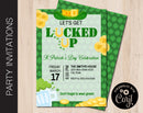 Editable Irish Themed Party Invitation