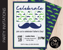 Editable Father's Day Brunch Invitation