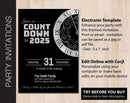 Editable New Years Eve Invitation