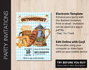 Editable Oktoberfest Themed Party Invitation