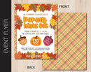 Fall Themed Parents Night Out Flyer (F013)