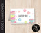 Let's Par-Tea Tea Birthday Party Food & Name Cards (B256)