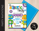 Robotics Birthday Party Invitation (B261)
