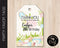 Spa Birthday Party Favor Tag (B259)