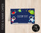 Blast Off Outer Space Birthday Party Food & Name Cards (B254)