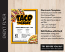 Taco Tuesday Event Flyer (F044)