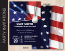 Editable Service Member Retirement Party Invitation