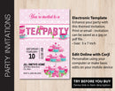 Editable Tea Party Invitation