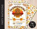 Editable Friendsgiving Dinner Invitation