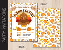 Editable Friendsgiving Dinner Invitation
