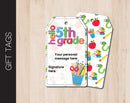 Printable Hello 5th Grade Gift Tags