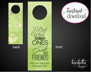 Printable Anytime Personalized Double-Sided Wine Bottle Gift Tags - Kaci Bella Designs