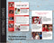 Editable 5 x7 Photo Christmas Greeting Card