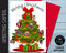 Editable 5 x7 Photo Christmas Greeting Card