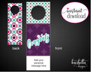 Printable Congratulations Personalized Wine Gift Tags - Kaci Bella Designs