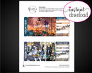 Printable Fair or Theme Park Surprise Gift Reveal Ticket - Kaci Bella Designs