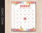 Printable Flower Themed Editable Bingo Cards - Kaci Bella Designs