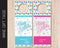 Printable Birthday Themed Personalized Wine Gift Tags - Kaci Bella Designs