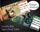 Printable Gondola Ride Surprise Gift Reveal Ticket - Kaci Bella Designs