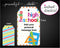 Printable Hello School Promotion Gift Tags - Kaci Bella Designs