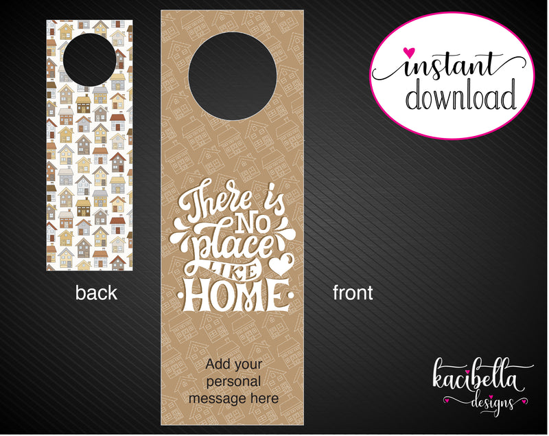 Printable Housewarming Personalized Double-Sided Wine Bottle Gift Tags - Kaci Bella Designs