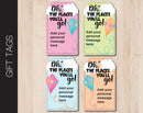 Printable Oh The Places You'll Go Kite Themed Gift Tags - Kaci Bella Designs