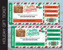 Holiday Themed Surprise Suitcase Trip Gift Reveal Boarding Pass - Kaci Bella Designs
