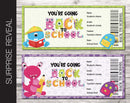 Printable Monster Themed Back-To-School Surprise Return to School and Teacher Reveal - Kaci Bella Designs