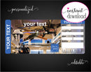 Printable Museum Surprise Gift Reveal Ticket - Kaci Bella Designs