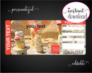 Printable Paintball Surprise Gift Reveal Ticket - Kaci Bella Designs