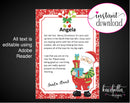 Printable Santa Claus Personalized Letters - Kaci Bella Designs