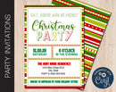 Editable Christmas Party Invitation