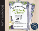 Editable Wine Tasting Party Invitation