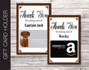 Printable Lab Gift Card Holder - Kaci Bella Designs