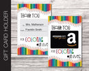 Printable Appreciation Gift Card Holder - Kaci Bella Designs