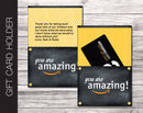 Printable Amazing Amazon Gift Card Holder - Kaci Bella Designs